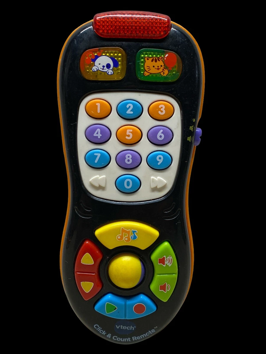 VTech Click and Count Remote Baby Kids Toy Play Sing Learn Pretend