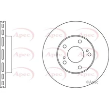 Apec Front Brake Disc DSK690 - OE High Quality Precision Engineered Part