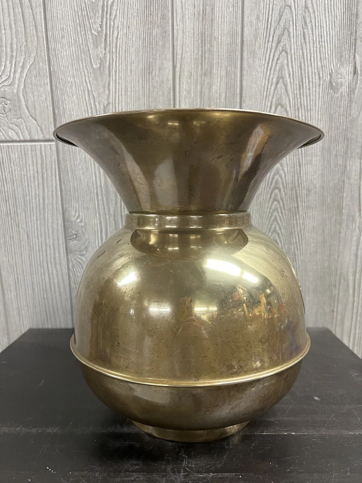De colección Skoal Escupitaja de Latón Grande 10 pulgadas de Alto Decoración del Hogar/Pulsión de Tabaco Promoción Foto 4 de 4
