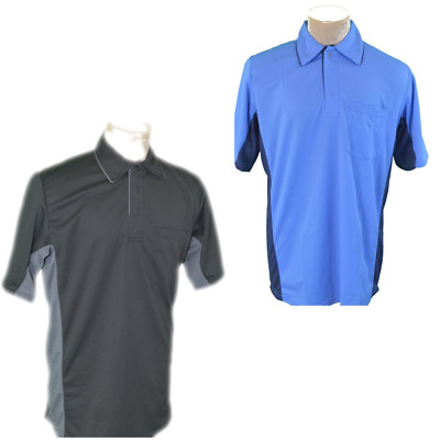 MLB Style Umpire Shirts (Black, Blue, Sm, Med, LG, XL, 2XL, 3XL)