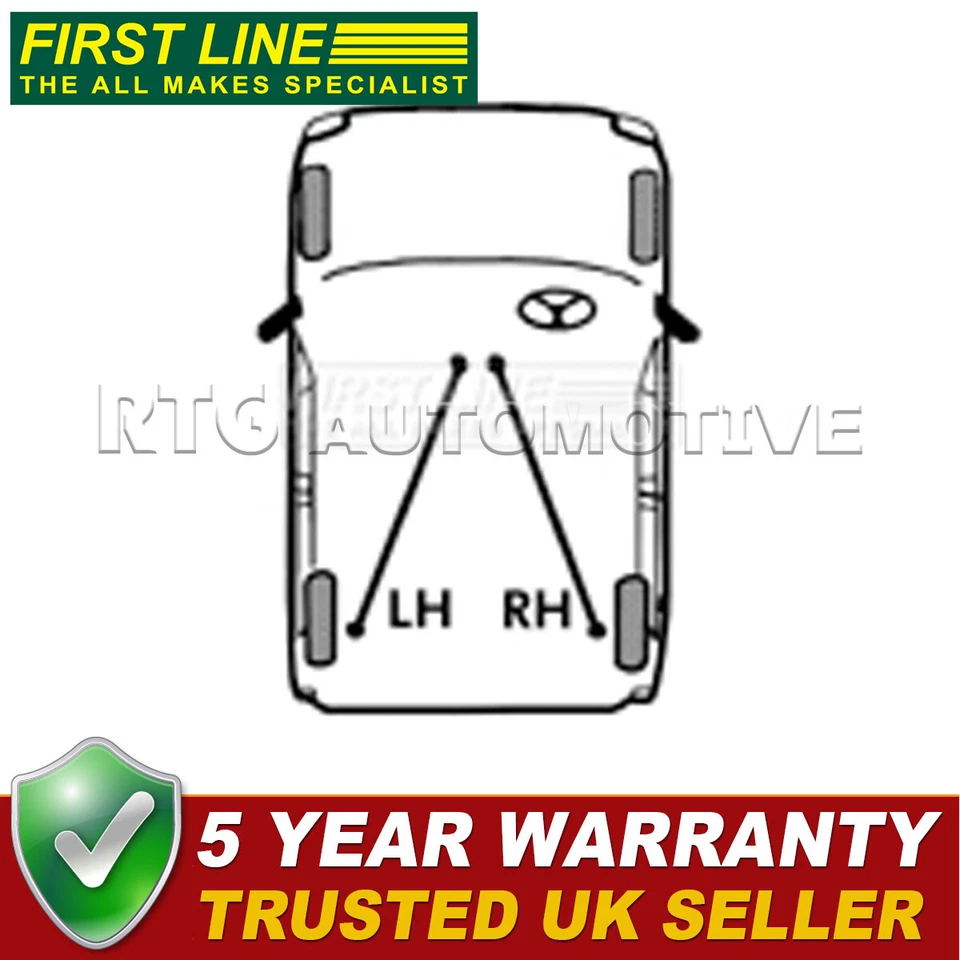 First Line Rear Hand Brake Cable Fits BMW 1 Series 2 1.5 1.6 D 2.0 3.0 - Image 2 of 4