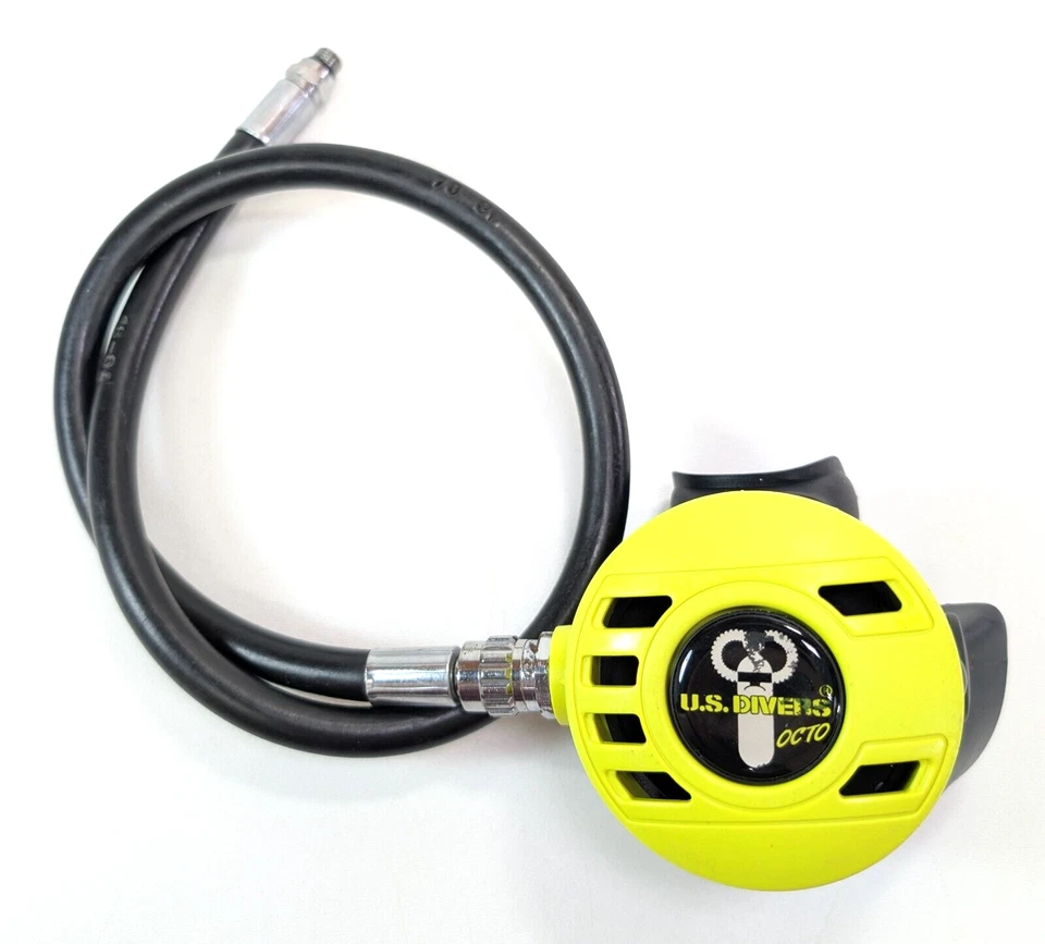 US Divers - Aqua Lung Conshelf Octo Octopus 2nd Stage Scuba Dive Regulator #5173 - Image 3 of 4