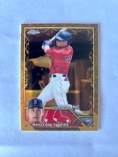 2023 Topps Chrome Gilded Masataka Yoshida Rookie SSP #42/99 Red Sox RC Card #23
