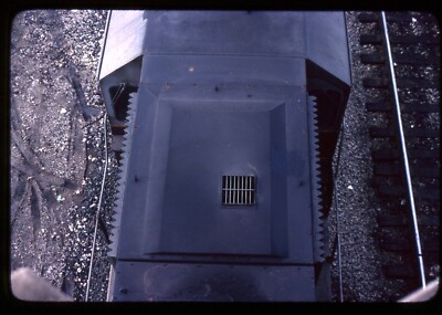 Eisenbahn Dia - Lok Dach Nahaufnahme 1979 Evendale Ohio OH Zug Vintage