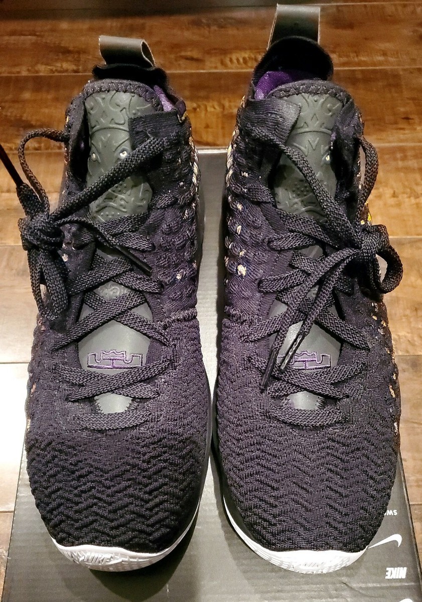 Nike LeBron 17 スリッポン シューズ ブラック/パープル