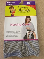 Loving Moments by Leading Lady Brand Zebra Print Nursing Cover