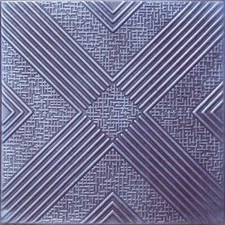 Ceiling Tiles, Glue Up DIY, Decorative Styrofoam, MALTA 20" x 20" Antique Silver