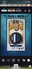 TOPPS BUNT 2021 DEREK JETER - ALLEN GINTER MINI RELIC *DIGITAL* BASEBALL CARD,NY