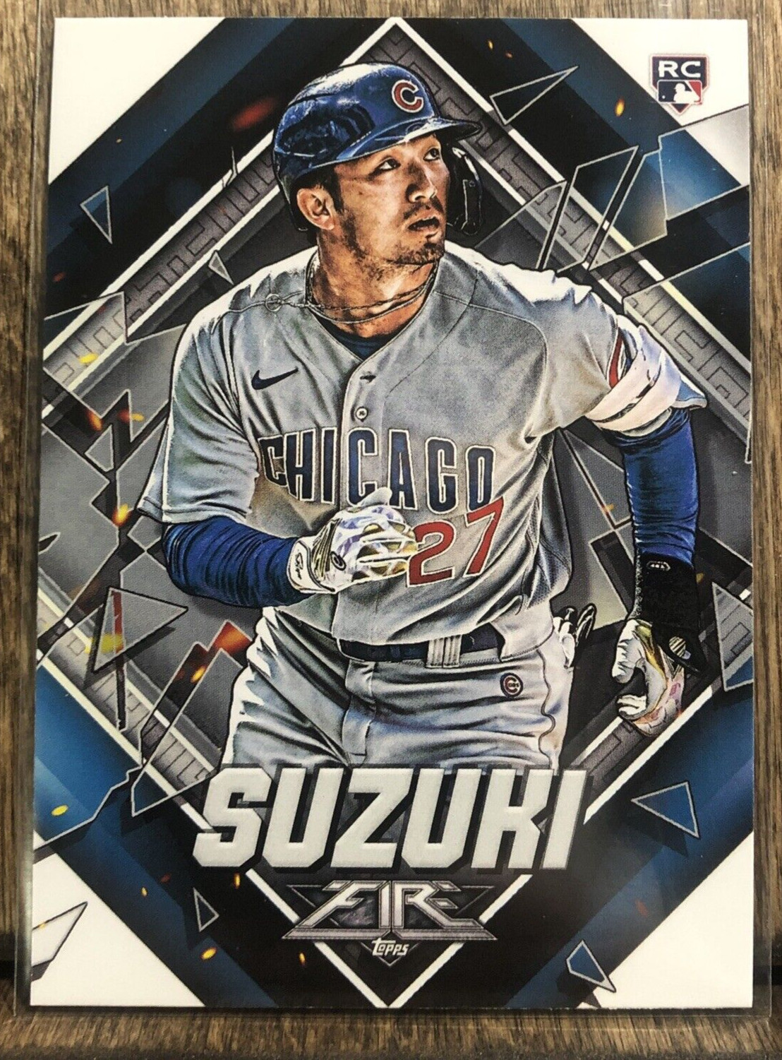 Seiya Suzuki 2022 Topps Fire ROOKIE CARD #74 Chicago Cubs RC ⚡️