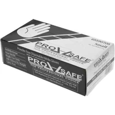 PRO-SAFE 5 mil Black Nitrile Industrial Gloves, Powder-Free, Box of 100 (Small)