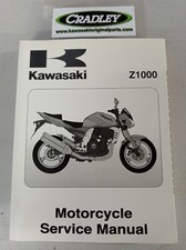 Kawasaki Genuine New Z1000 A1 2003 Service manual 99924 1310 02.