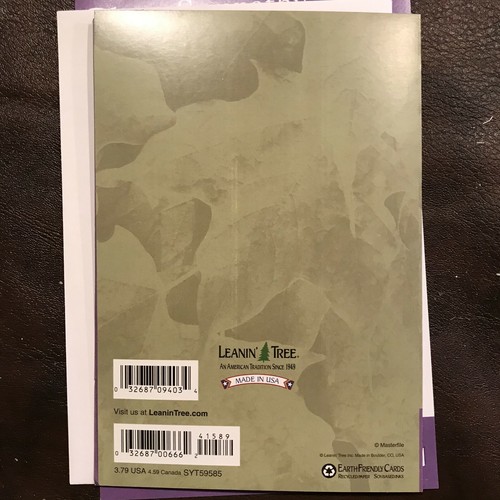 Sympathy Cards by Leanin Tree Choose From List of 16 New from Card Display - Picture 46 of 61