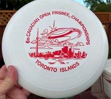 Toronto Island Canadian Rare Red Stamp  40 Mold Disc Golf Frisbee Wham-O