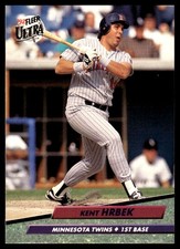 Kent Hrbek 1992 Ultra #92 Minnesota Twins MLB READ FREE SHIPPING AutographDen