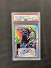 2021 Topps Chrome UPD Rafael Devers All Star Game Auto #RD PSA 10