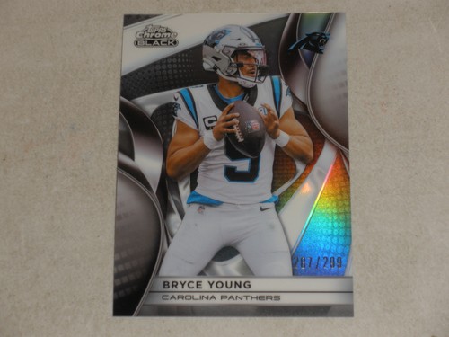 2025 Topps Chrome Black Refractor #17 Bryce Young 287/299