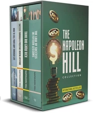 The Napoleon Hill Collection 4 Books Boxed Set Think and Grow Rich, The Law of S