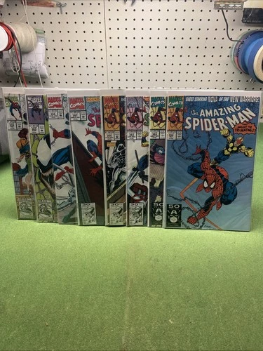 Lot Of 8 Amazing Spider-Man Copper Age Comic Books 352-374 VF