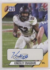 2021 Leaf Pro Set College Auto Gold Kingsley Enagbare #PS-KE1 Auto 0u7