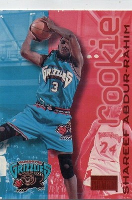 1996-97 Skybox Premium #200 Shareef Abdur-Rahim RC Rubies Red Ruby Parallel