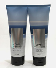 2x Bath  Body Works Coast Men's Collection Body Cream 8 oz / 226 g