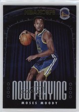 2021-22 Panini NBA Hoops Now Playing Holo Moses Moody #14 15sx
