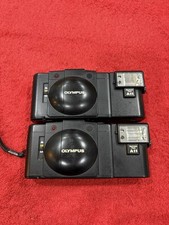 2xOlympus XA2 Rangefinder 35mm Film Camera w/ A11 Flash not tested