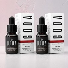 2 X Goda Pheromone Infused Perfume For Her .5 Fl Oz ea