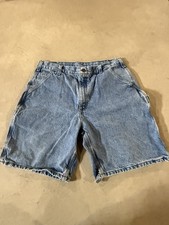 90s Carhartt shorts B29-stw Mens Denim Utility Work Shorts Size 36