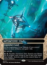 Inventors' Fair (0111) (Borderless) (Galaxy Foil) - Foil NM MTG Edge of Etern...