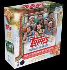 2025-26 Topps Holiday Basketball Mega Box 100 Cards Glitter Parallels NBA