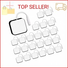 SM Electrodes 24PCS TENS Unit Replacement Pads 2X2, Latex Free Electrodes Use 2m