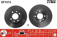 2X Bremsscheibe Vorderachse FüR Renault Dacia Clio I II Logan Megane Classic