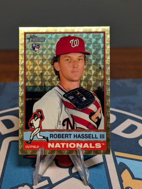 2025 Topps Heritage High Number Robert Hassell III RC Rookie Superfractor 1 of 1