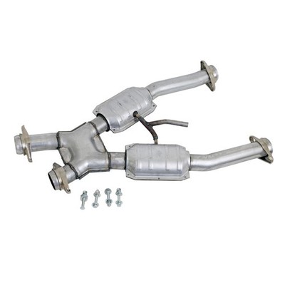 BBK Performance 2.5'' Short X-Pipe w/Converters 94-95 Mustang 5.0L 1672