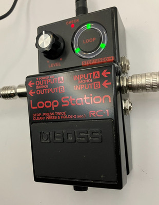 Boss RC-1-BK Loop Station Looper Pedal Black Pre-Owned Tested Working
