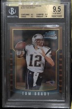 2000 Bowman Chrome BGS 9.5 GEM MINT Tom Brady #236 Rookie RC HOF PATRIOTS 