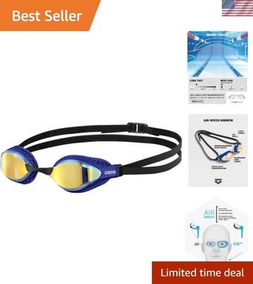 Ultra-Comfort Air-Speed Anti-Fog Racing Swim Goggles - Ideal for Competitors