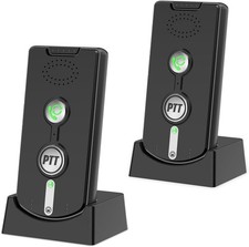 Wireless Voice Intercom Doorbell Rechargeable 1/2 Mile Range 3 Volume Levels
