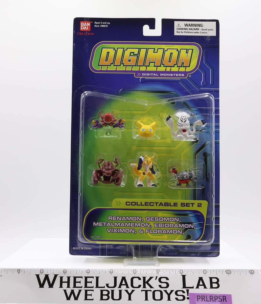 Collectible Set 2 Digimon 2004 Bandai Mini Action Figure Set NEW