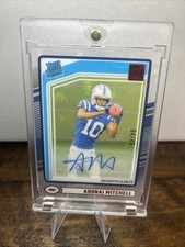 2024 Panini Clearly Donruss - Rated Rookie Adonai Mitchell #71 Auto /49