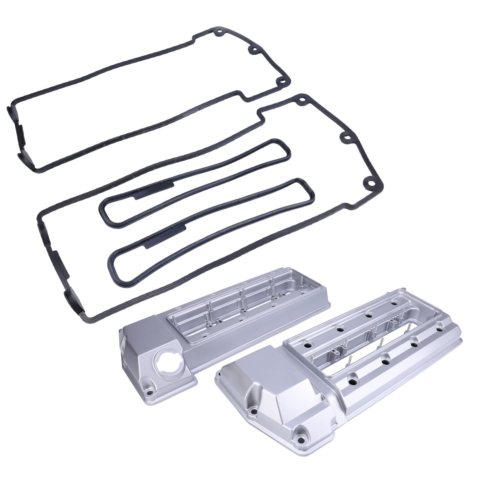 Left & Right Engine Valve Cover for BMW 540i E39 740i 740iL1998-2001 E38 X5 Z8