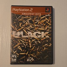 EA Black Greatest Hits Sony PlayStation 2 PS2 Shooter NTSC-U/C M