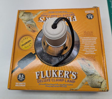 Fluker's Deluxe Clamp Lamp Repta-Clamp Lamp with Switch for Reptiles 8.5"