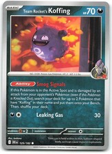 Team Rocket's Koffing 125/182 Common Destined Rivals Pokemon