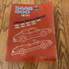 Bentley Saab 900 16 Valve Official Service Manual 1985-1993 Turbo Convert 900s