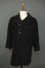 BURBERRY Black Long Sleeve Notch Lapel Double Breasted Blazer Jacket Size M / L