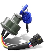 Ignition Key Switch Fit for New Holland Tractor T45A TT50A TT60A TT75A Workma...
