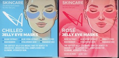 Skincare - Rose, Chilled Jelly Eye Masks Under Eye mask (Set)