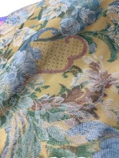 13 1/2 Yards Brocade Jacquard Stunning Fabric Vintage Upholstery/Drapery